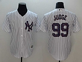 Yankees 99 Aaron Judge White 2018 Stars & Stripes Cool Base Stitched Baseball Jerseys,baseball caps,new era cap wholesale,wholesale hats